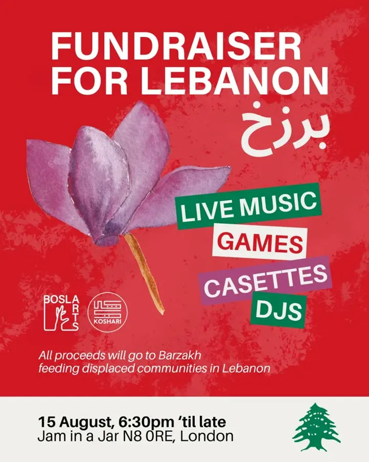 حفل خيري من أجل لبنان — ملصق الحفل